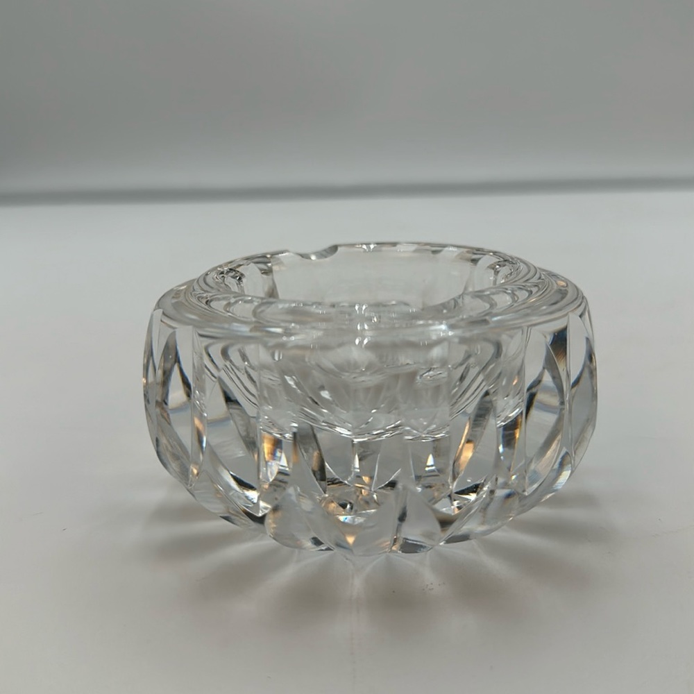 Waterford Crystal Round Ashtray Trinket Dish Ireland